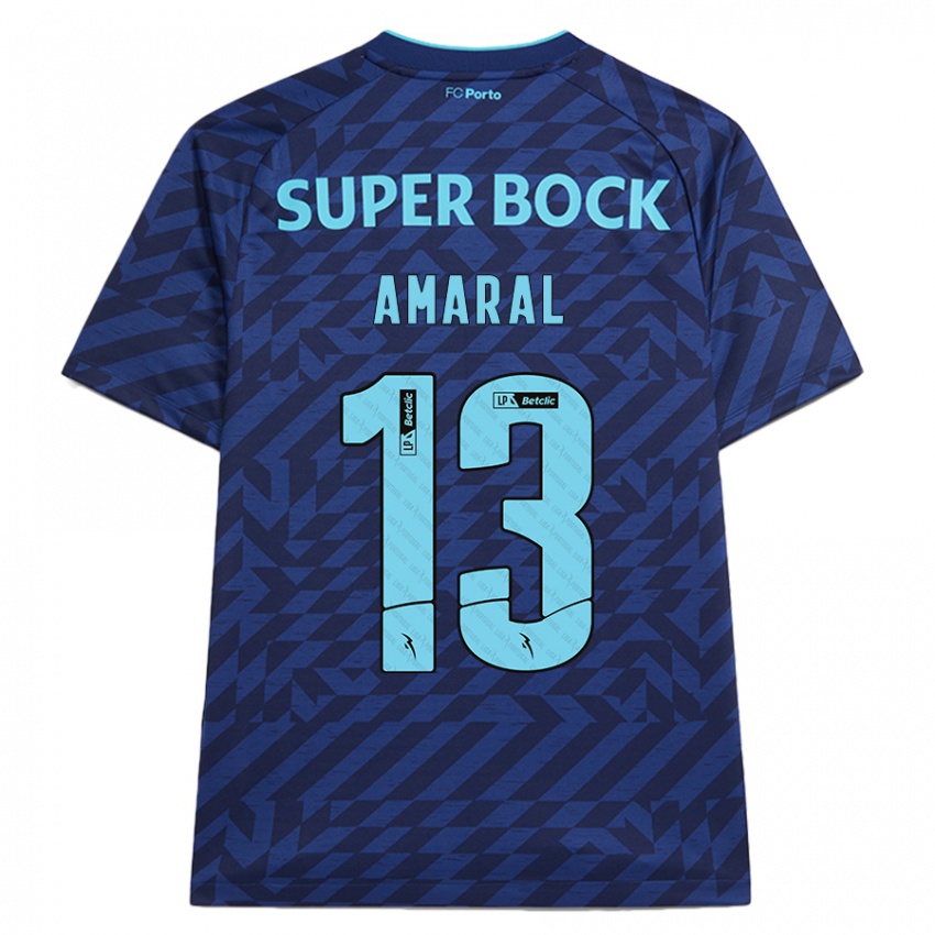 Homem Camisola Fábio Amaral #13 Azul-Marinho Terceiro 2024/25 Camisa