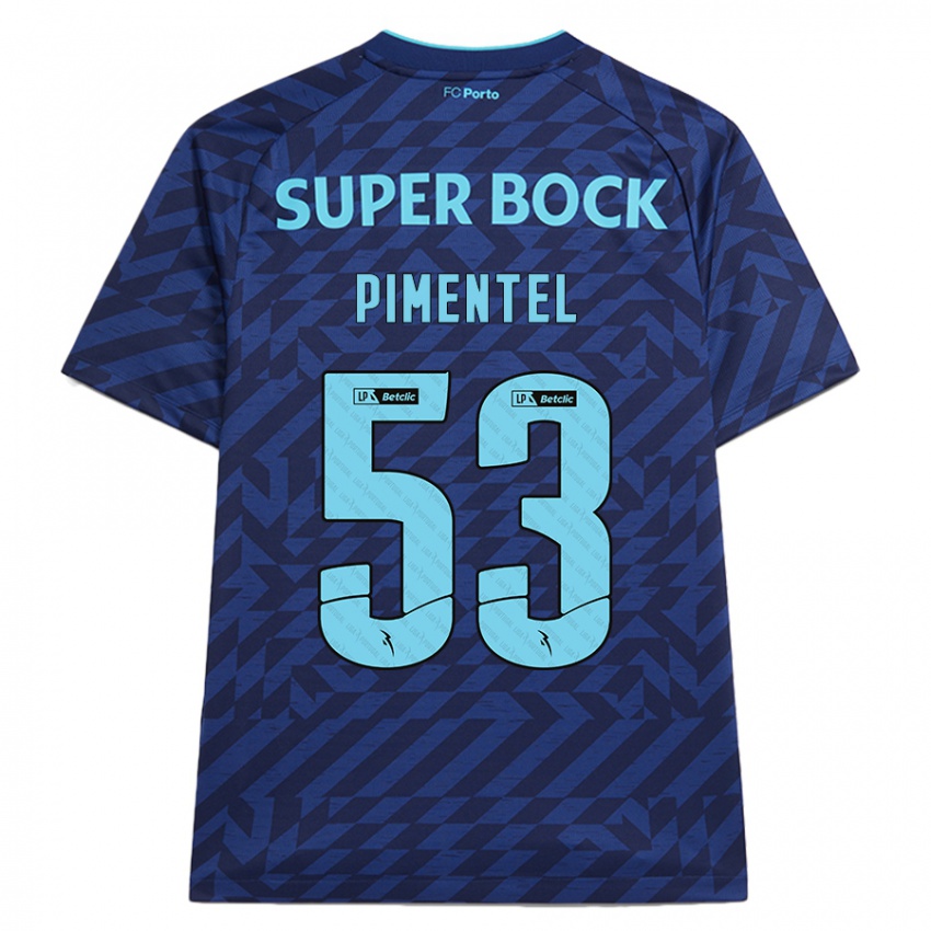 Homem Camisola Eric Pimentel #53 Azul-Marinho Terceiro 2024/25 Camisa