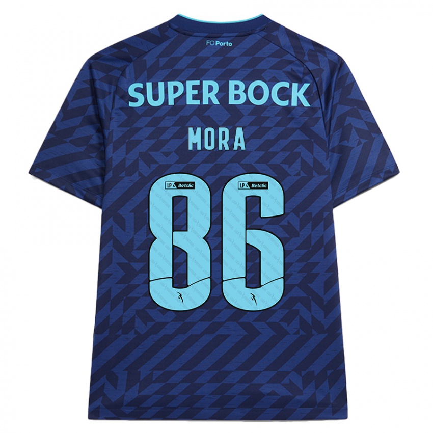 Homem Camisola Rodrigo Mora #86 Azul-Marinho Terceiro 2024/25 Camisa