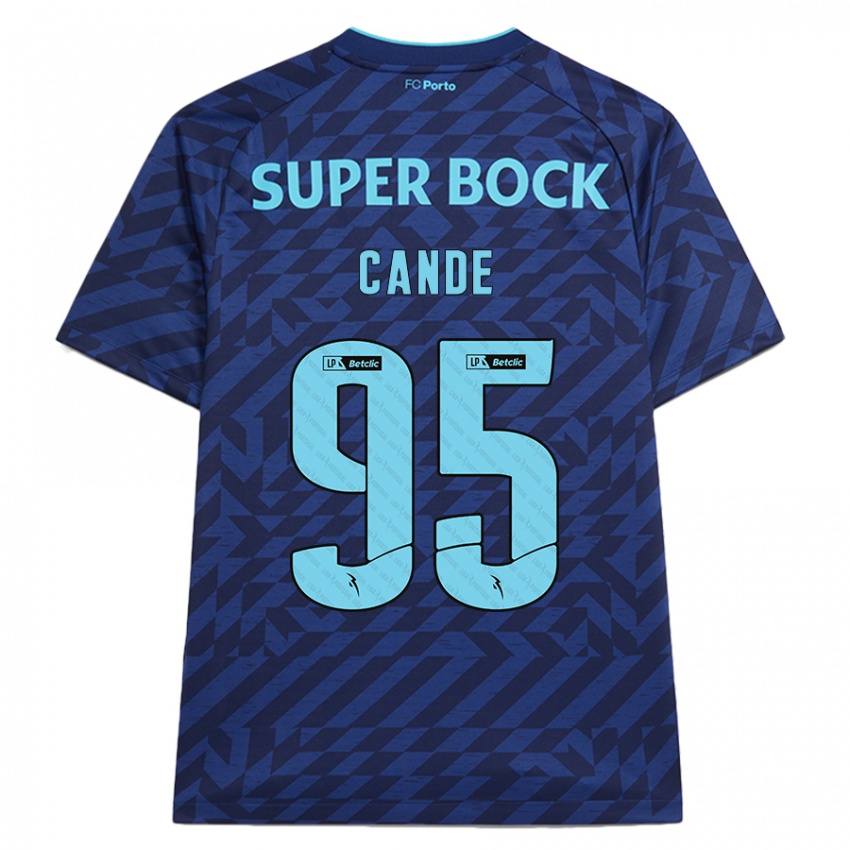 Homem Camisola Anhá Cande #95 Azul-Marinho Terceiro 2024/25 Camisa