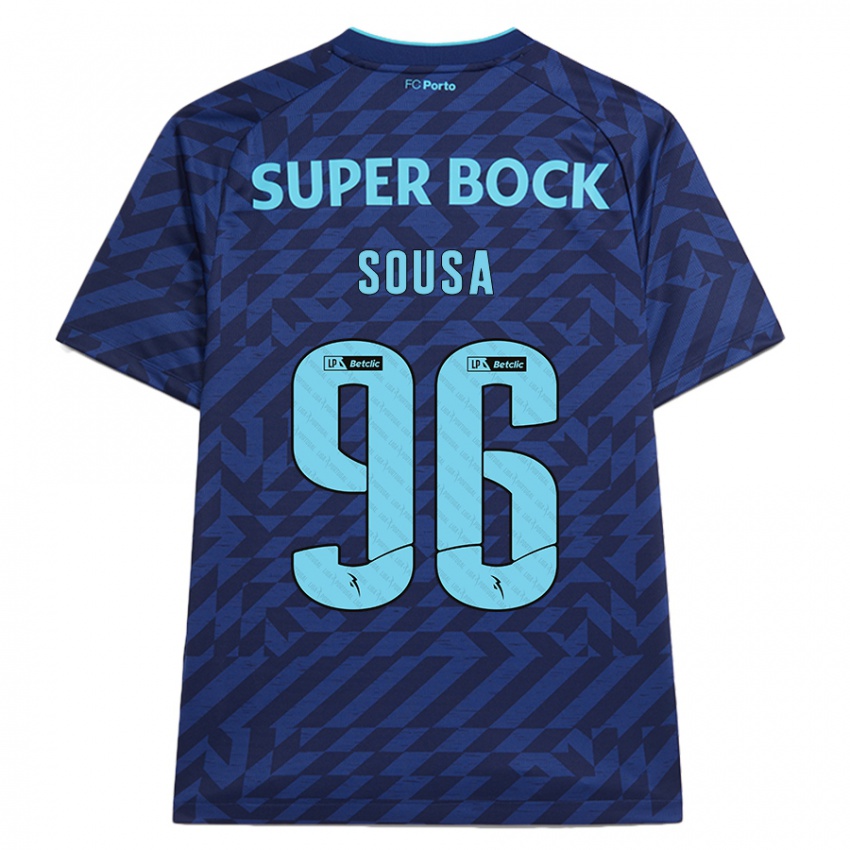 Homem Camisola Filipe Sousa #96 Azul-Marinho Terceiro 2024/25 Camisa