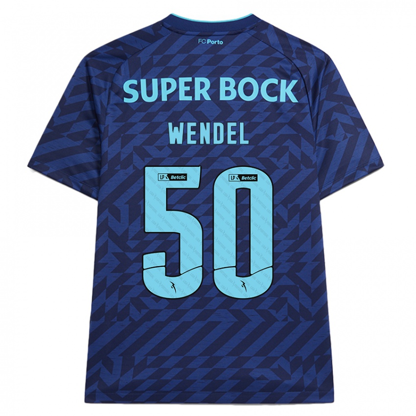 Homem Camisola Wendel #50 Azul-Marinho Terceiro 2024/25 Camisa