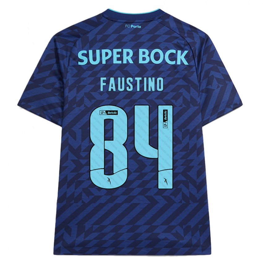 Homem Camisola Levi Faustino #84 Azul-Marinho Terceiro 2024/25 Camisa