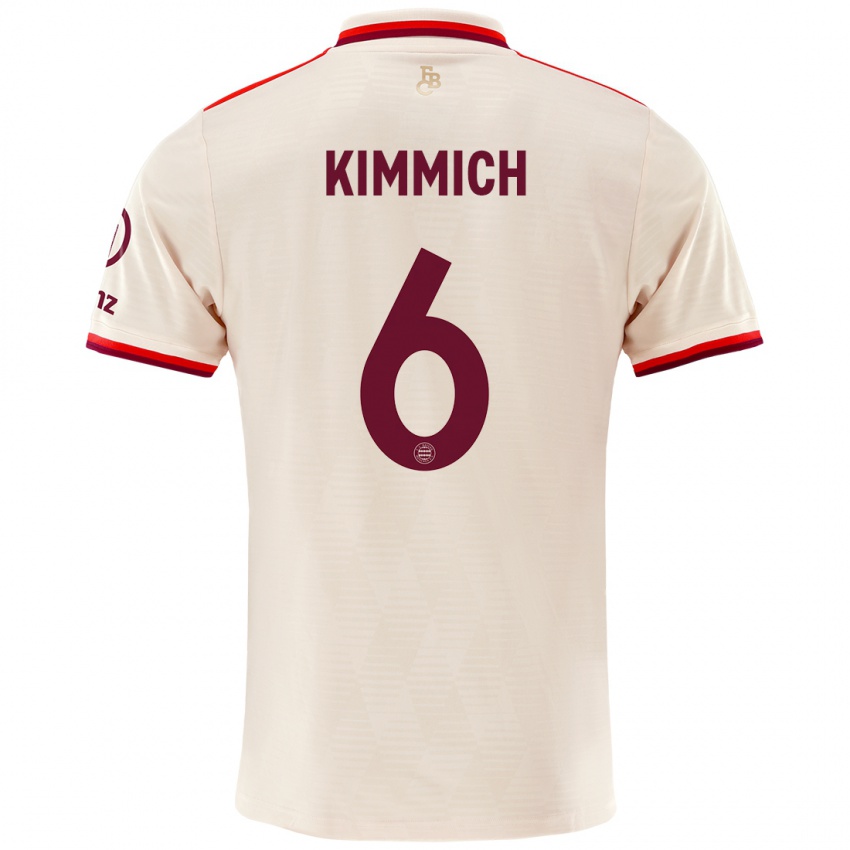 Homem Camisola Joshua Kimmich #6 Linho Terceiro 2024/25 Camisa