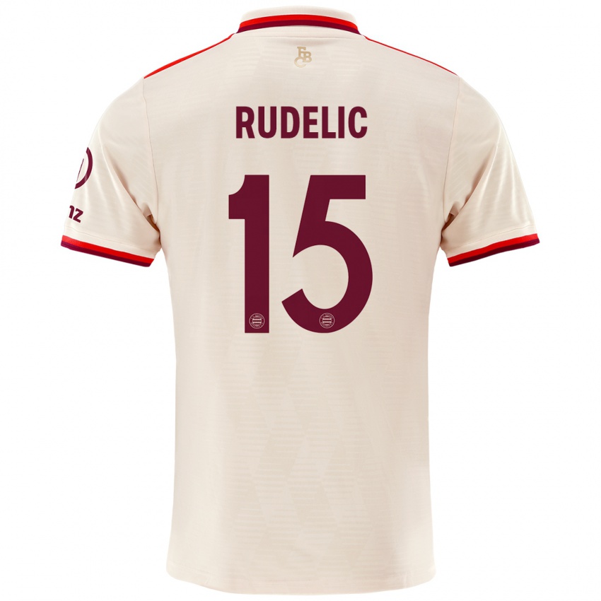 Homem Camisola Ivana Rudelic #15 Linho Terceiro 2024/25 Camisa