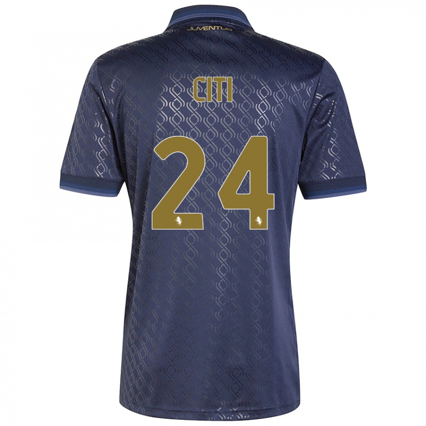 Homem Camisola Alessandro Citi #24 Azul-Marinho Terceiro 2024/25 Camisa