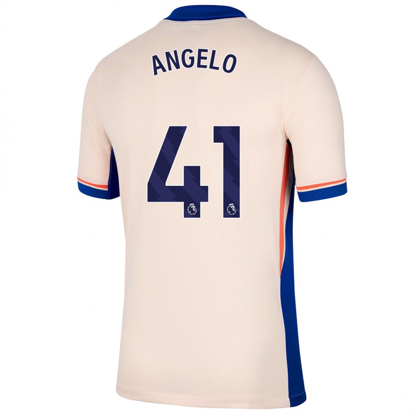 Mulher Camisola Ângelo #41 Bege Leve Alternativa 2024/25 Camisa