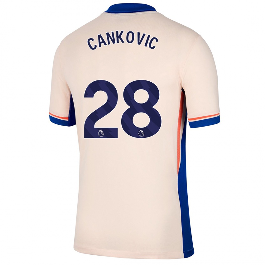 Mulher Camisola Jelena Čanković #28 Bege Leve Alternativa 2024/25 Camisa