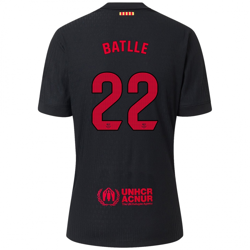 Mulher Camisola Ona Batlle #22 Vermelho Preto Alternativa 2024/25 Camisa