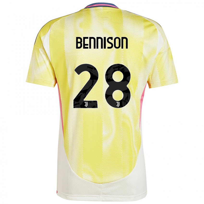 Mulher Camisola Hanna Bennison #28 Solar Amarelo Alternativa 2024/25 Camisa