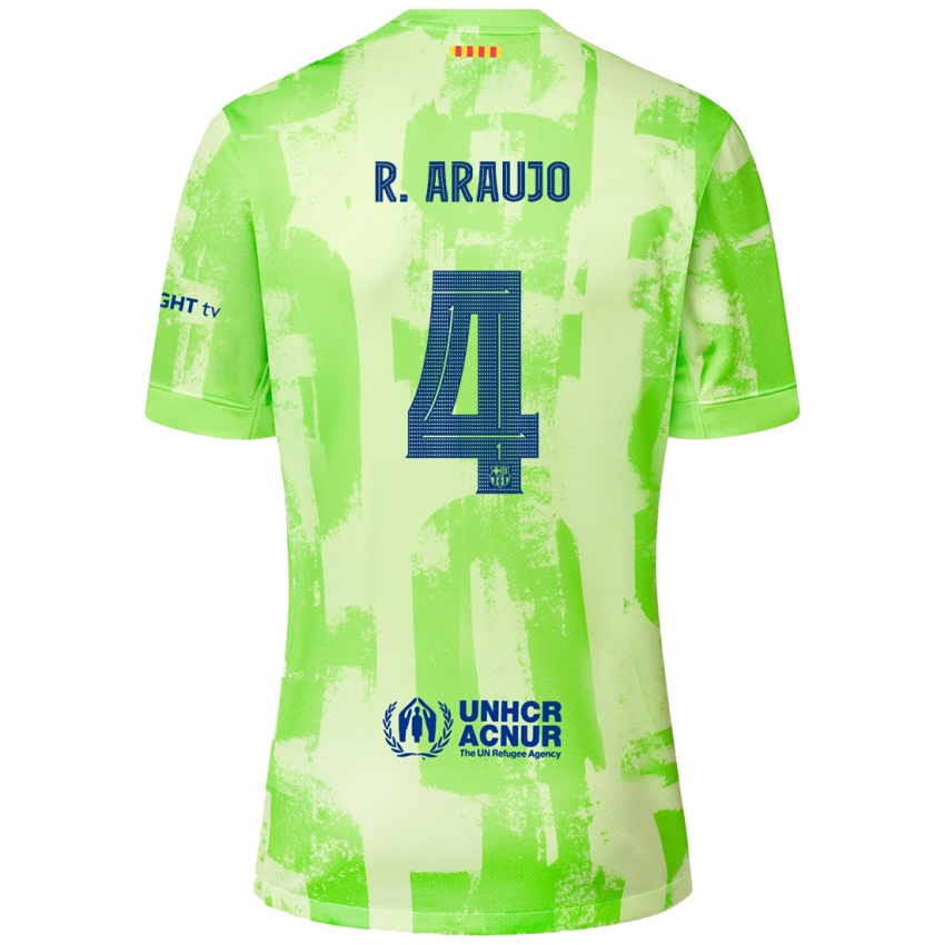 Mulher Camisola Ronald Araujo #4 Lima Terceiro 2024/25 Camisa