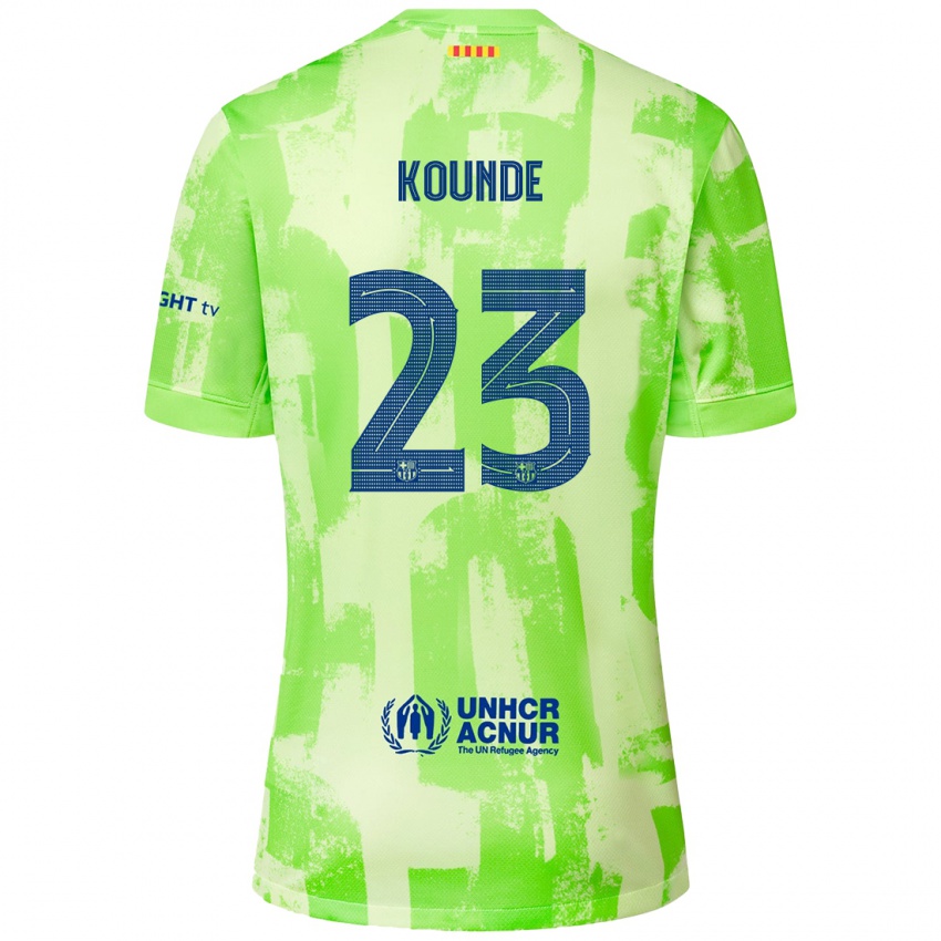 Mulher Camisola Jules Kounde #23 Lima Terceiro 2024/25 Camisa