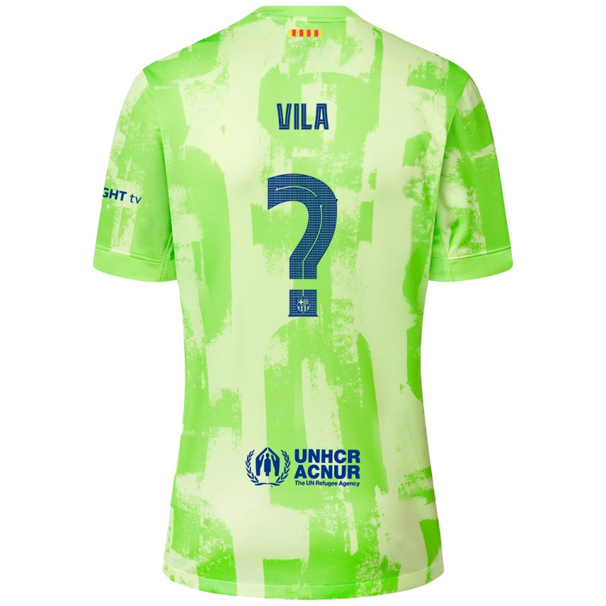 Mulher Camisola Manu Vila #0 Lima Terceiro 2024/25 Camisa