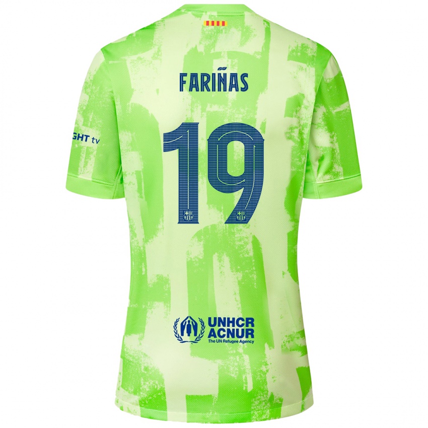 Mulher Camisola Brian Fariñas #19 Lima Terceiro 2024/25 Camisa