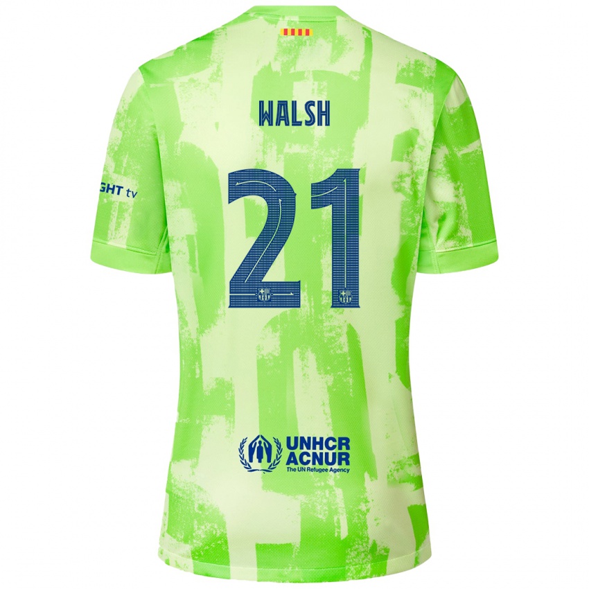 Mulher Camisola Keira Walsh #21 Lima Terceiro 2024/25 Camisa