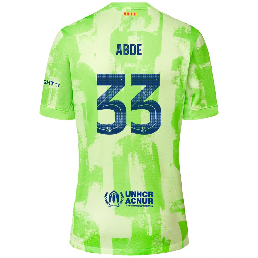 Mulher Camisola Ez Abde #33 Lima Terceiro 2024/25 Camisa