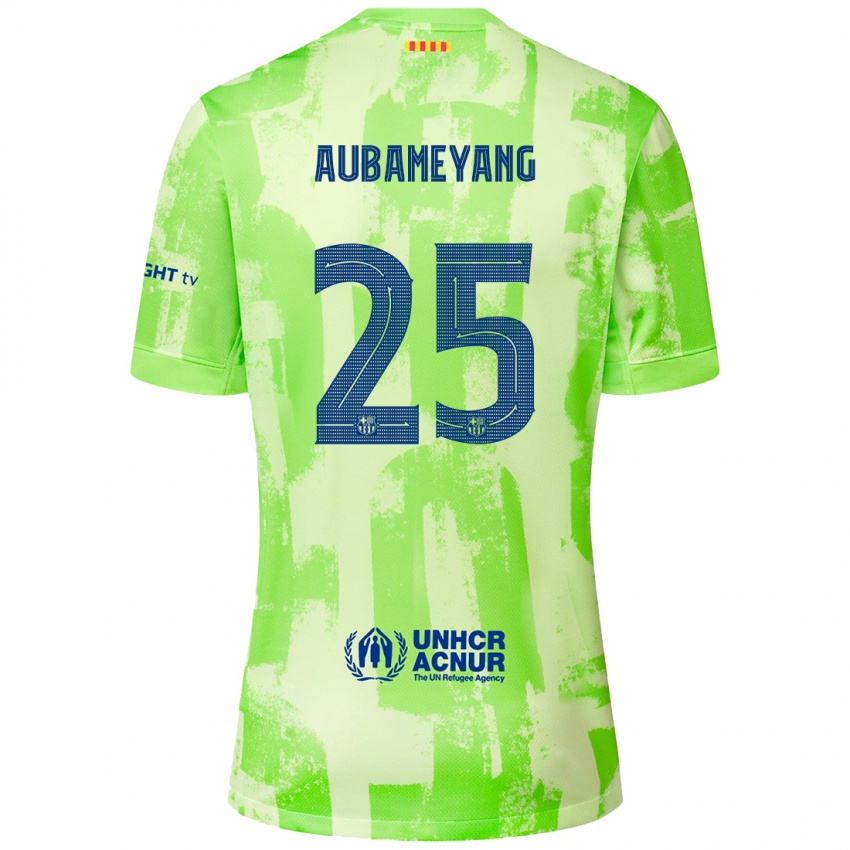 Mulher Camisola Pierre Emerick Aubameyang #25 Lima Terceiro 2024/25 Camisa