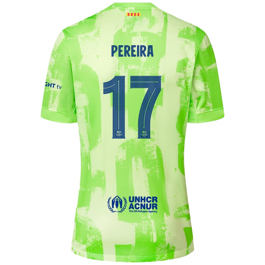 Mulher Camisola Andrea Pereira #17 Lima Terceiro 2024/25 Camisa