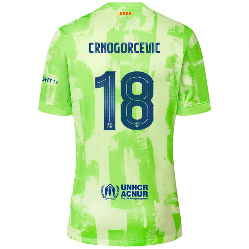 Mulher Camisola Ana-Maria Crnogorcevic #18 Lima Terceiro 2024/25 Camisa