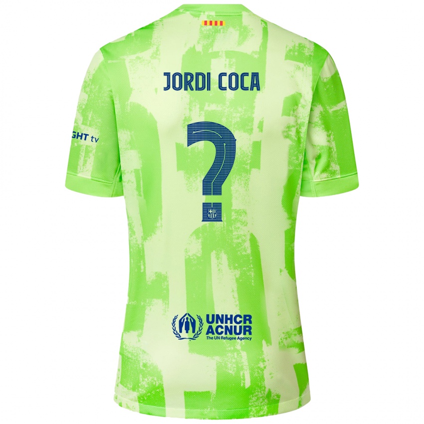 Mulher Camisola Jordi Coca #0 Lima Terceiro 2024/25 Camisa