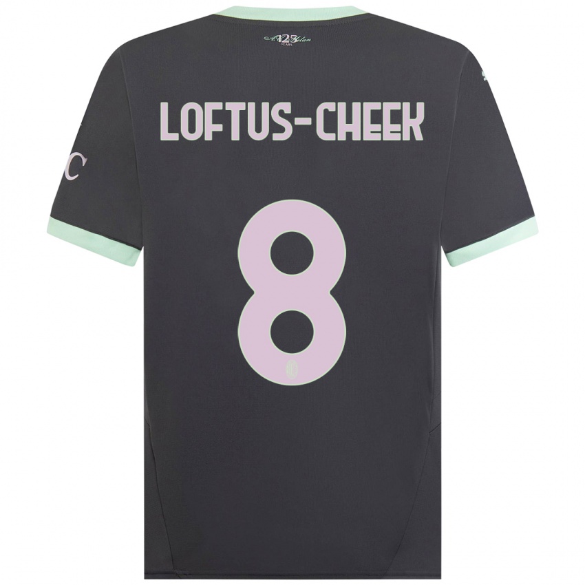 Mulher Camisola Ruben Loftus-Cheek #8 Cinzento Terceiro 2024/25 Camisa