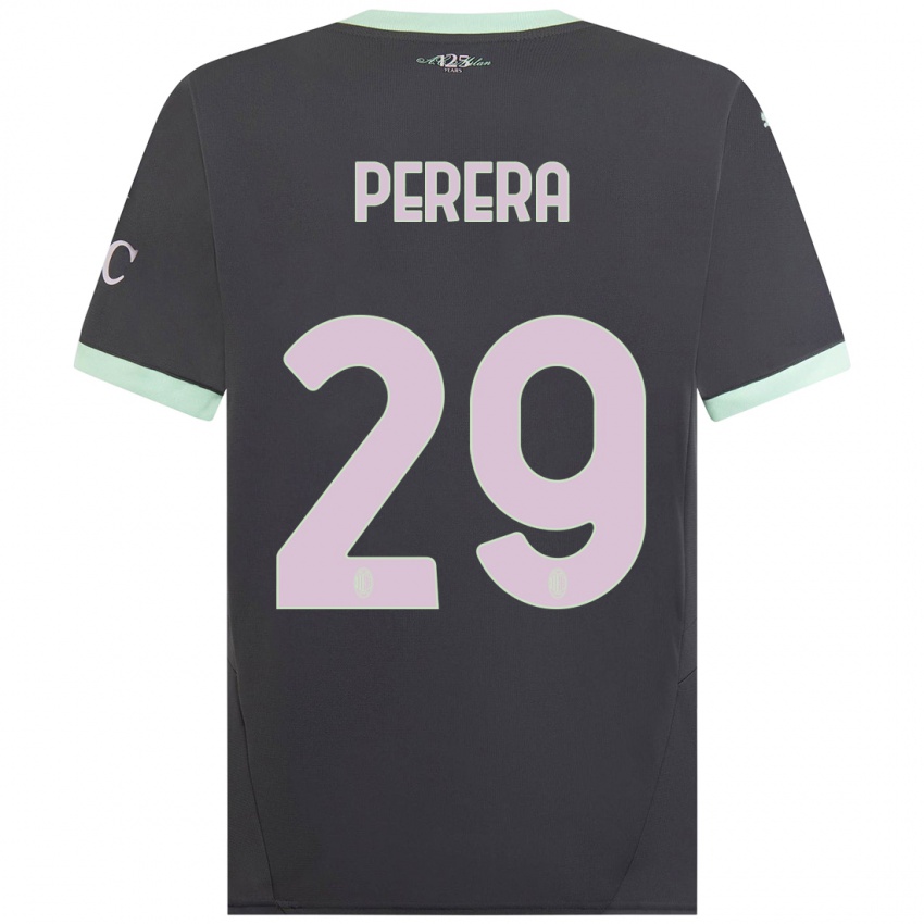 Mulher Camisola Nirash Perera #29 Cinzento Terceiro 2024/25 Camisa