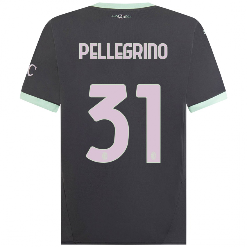 Mulher Camisola Marco Pellegrino #31 Cinzento Terceiro 2024/25 Camisa