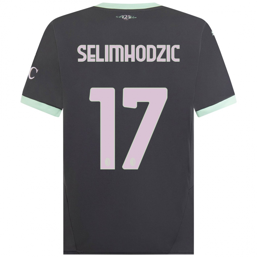 Mulher Camisola Noa Selimhodzic #17 Cinzento Terceiro 2024/25 Camisa