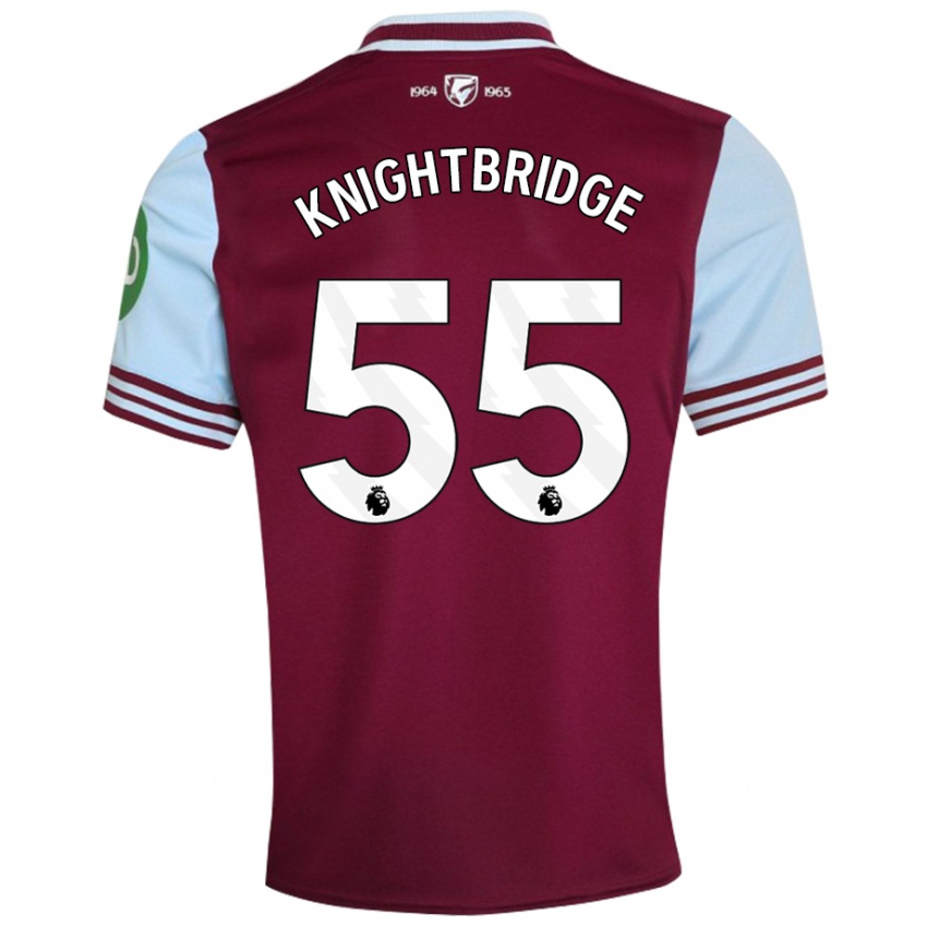 Criança Camisola Jacob Knightbridge #55 Vermelho Escuro Principal 2024/25 Camisa