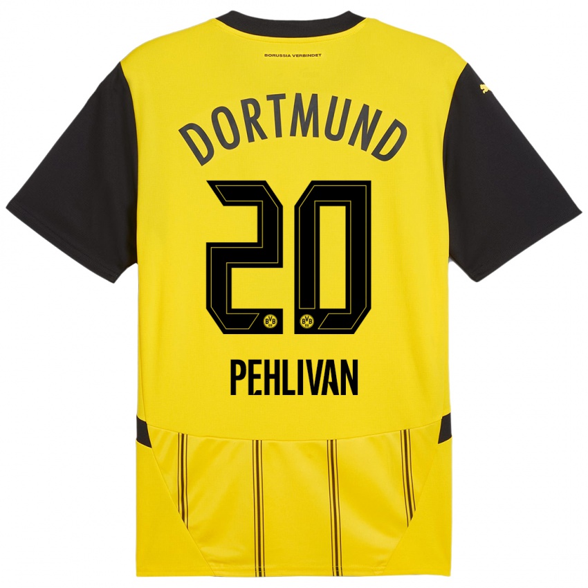 Criança Camisola Miran Pehlivan #20 Preto Amarelo Principal 2024/25 Camisa