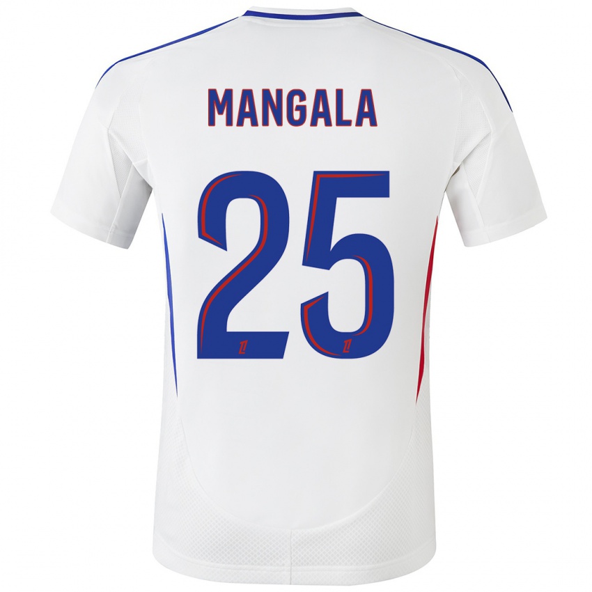 Criança Camisola Orel Mangala #25 Azul Branco Principal 2024/25 Camisa