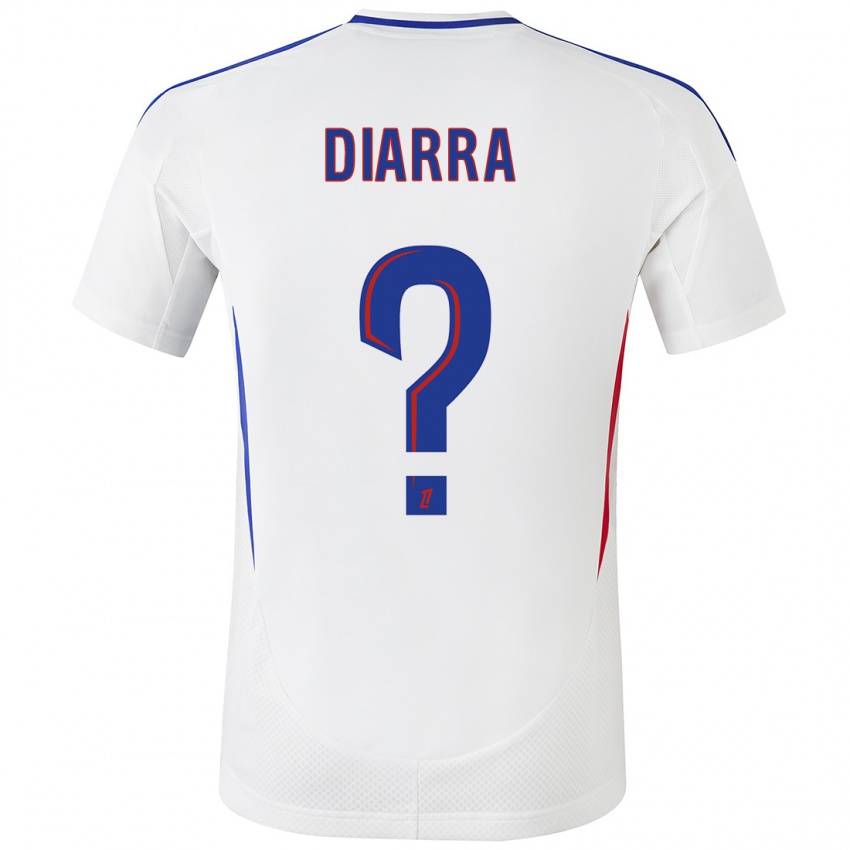 Criança Camisola Lassine Diarra #0 Azul Branco Principal 2024/25 Camisa