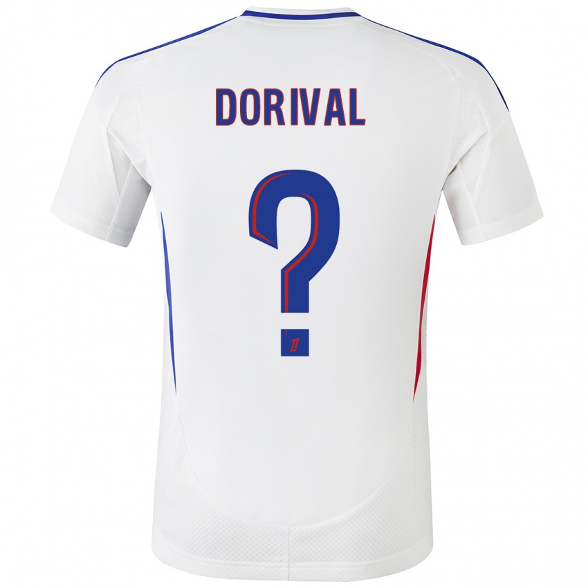 Criança Camisola Pierre Dorival #0 Azul Branco Principal 2024/25 Camisa