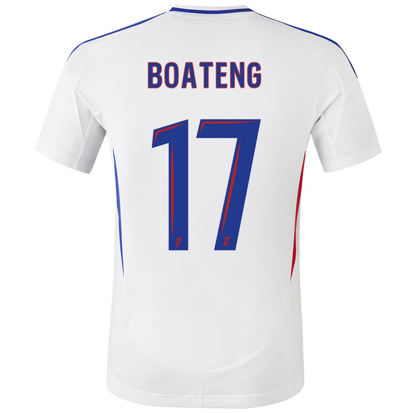 Criança Camisola Jerome Boateng #17 Azul Branco Principal 2024/25 Camisa