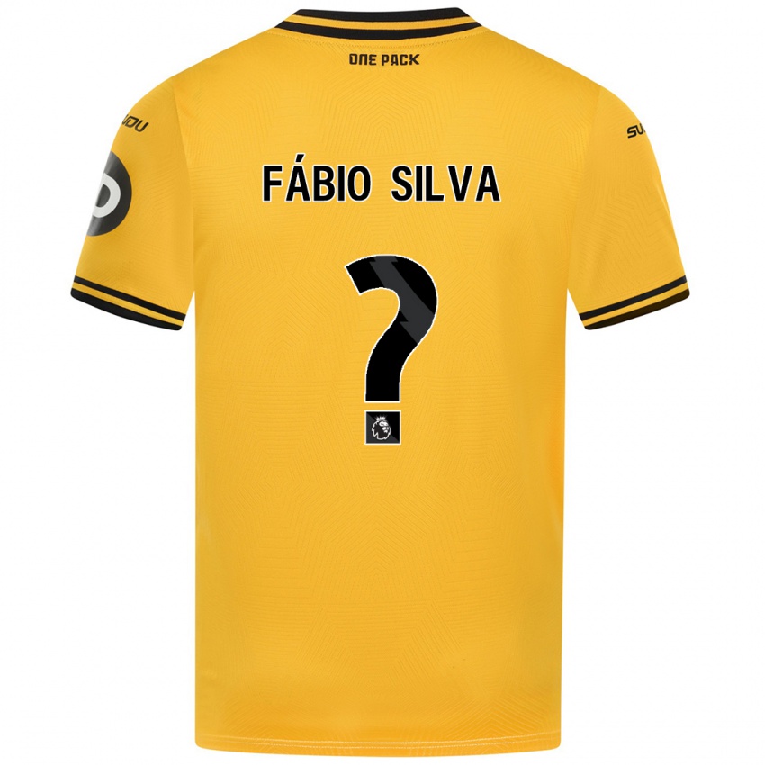 Criança Camisola Fabio Silva #0 Amarelo Principal 2024/25 Camisa