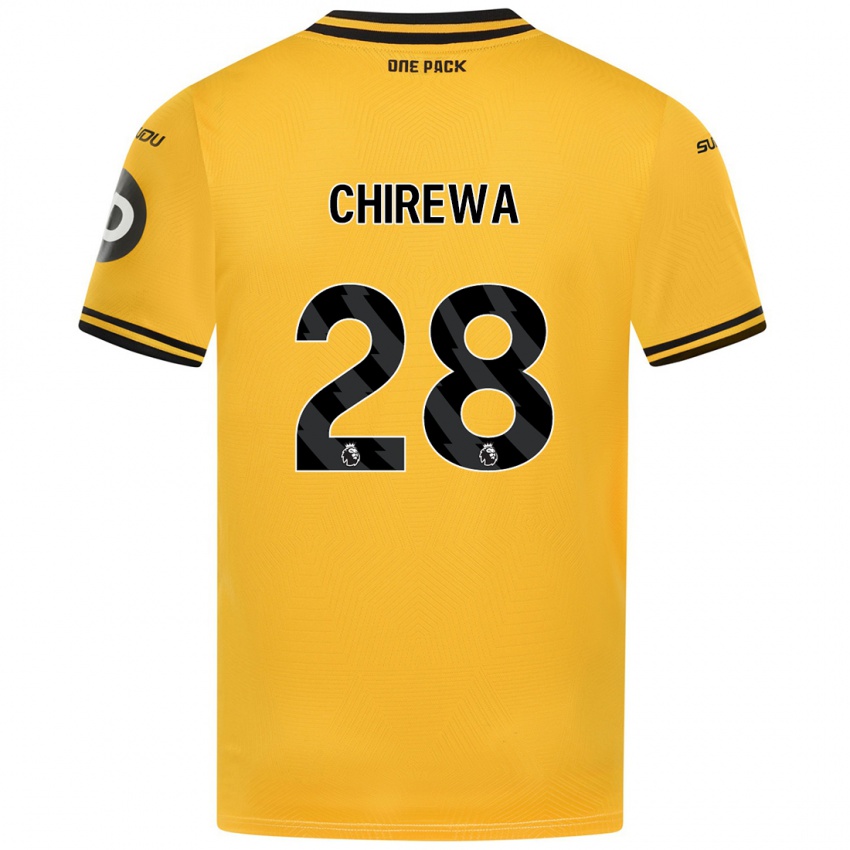 Criança Camisola Tawanda Chirewa #28 Amarelo Principal 2024/25 Camisa