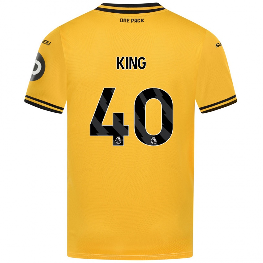 Criança Camisola Tom King #40 Amarelo Principal 2024/25 Camisa