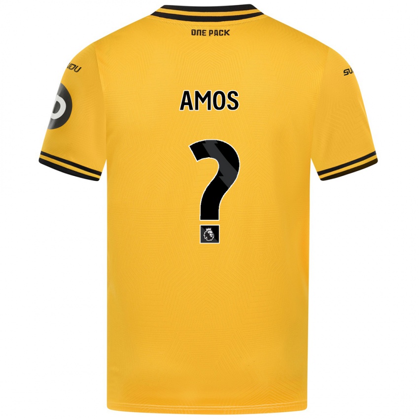 Criança Camisola Stan Amos #0 Amarelo Principal 2024/25 Camisa