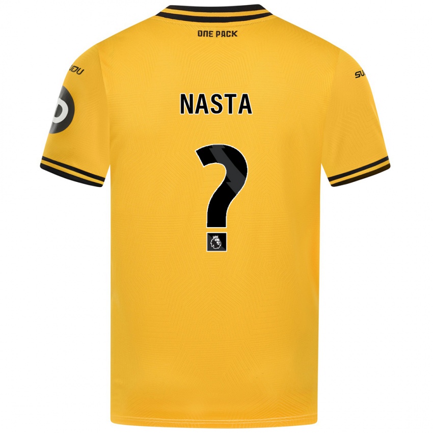 Criança Camisola Arthur Nasta #0 Amarelo Principal 2024/25 Camisa