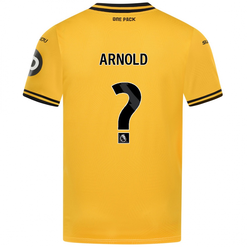 Criança Camisola Alfie Arnold #0 Amarelo Principal 2024/25 Camisa