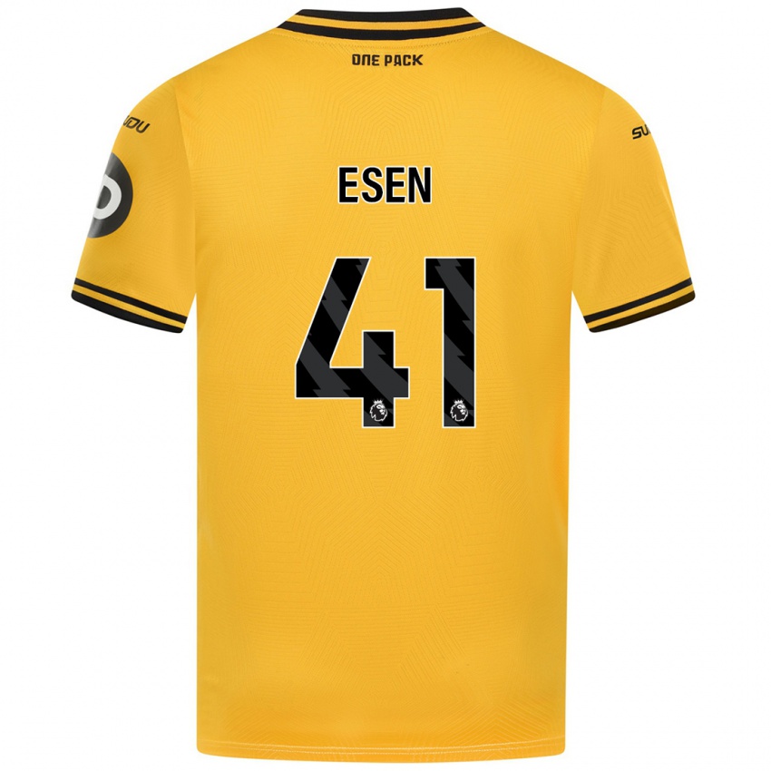 Criança Camisola Josh Esen #41 Amarelo Principal 2024/25 Camisa