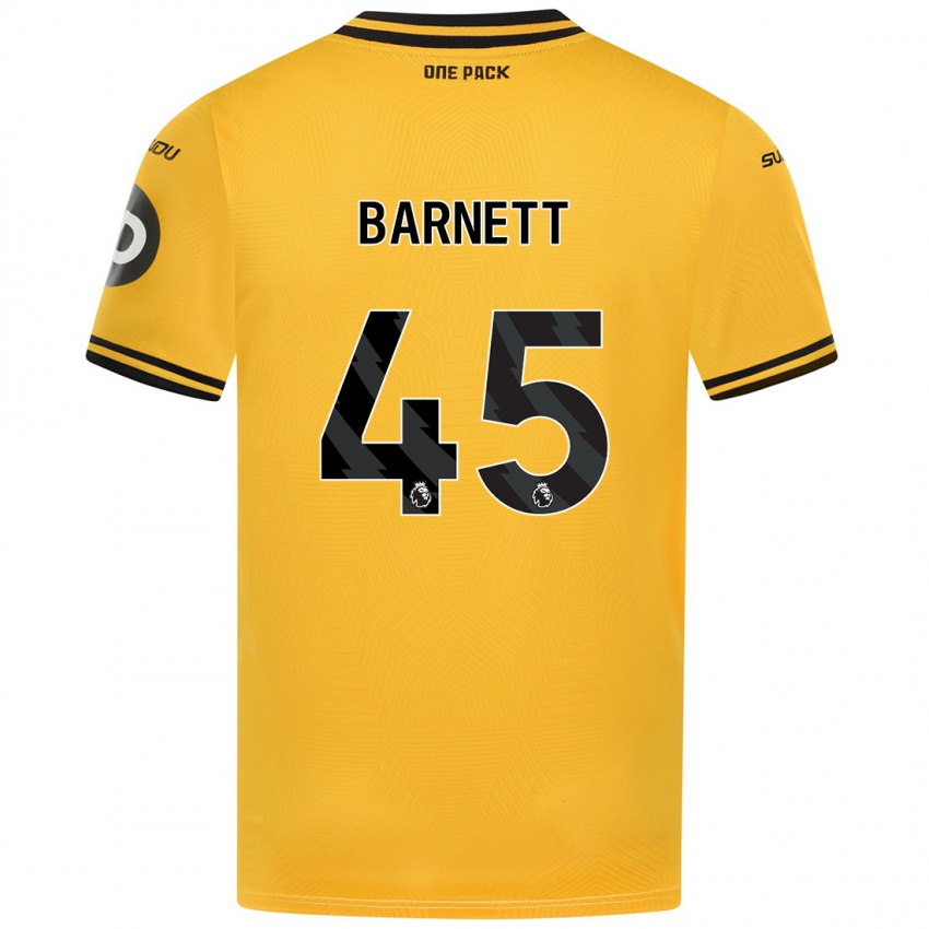 Criança Camisola Ty Barnett #45 Amarelo Principal 2024/25 Camisa