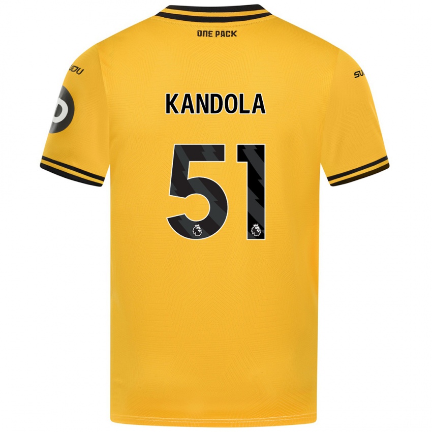 Criança Camisola Kam Kandola #51 Amarelo Principal 2024/25 Camisa