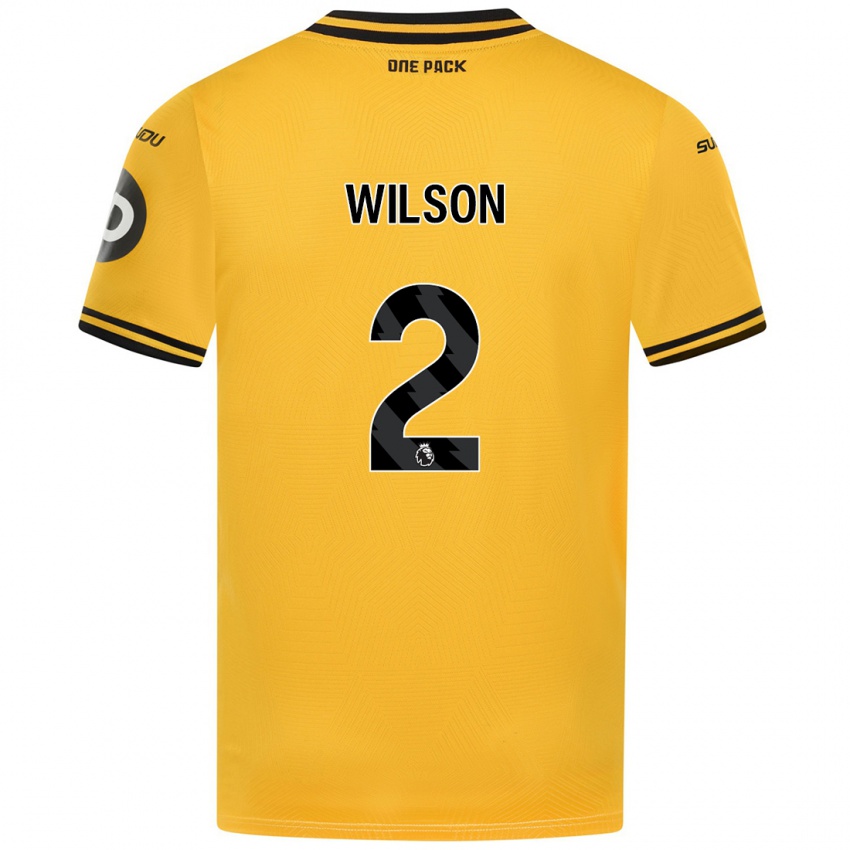 Criança Camisola Ellie Wilson #2 Amarelo Principal 2024/25 Camisa