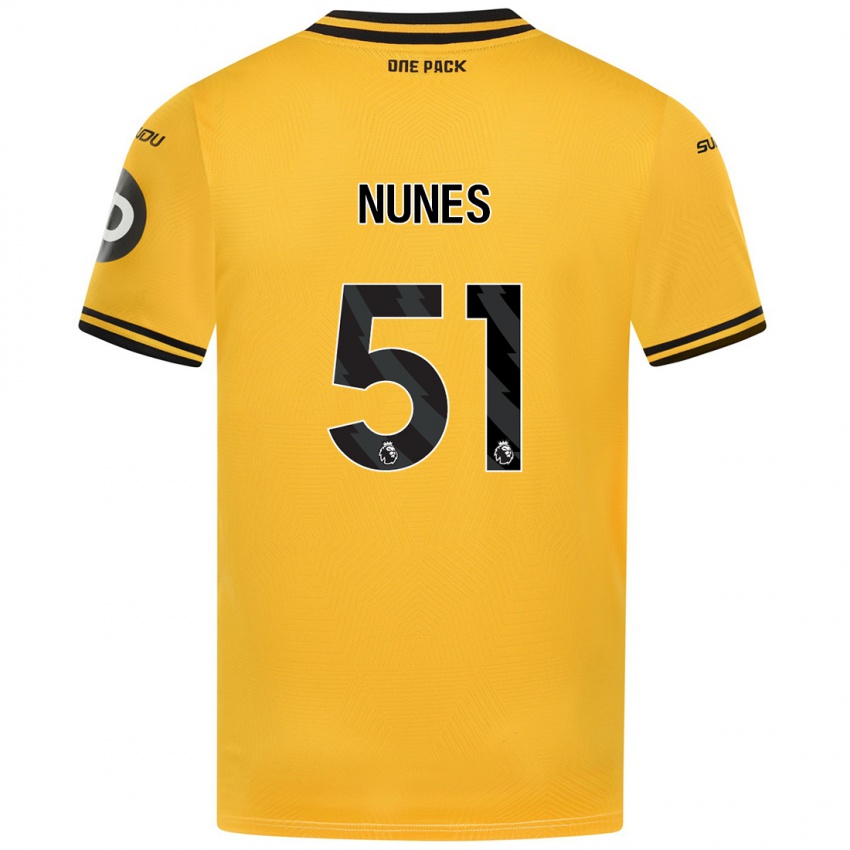 Criança Camisola Grazi Nunes #51 Amarelo Principal 2024/25 Camisa