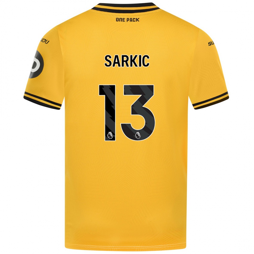 Criança Camisola Matija Sarkic #13 Amarelo Principal 2024/25 Camisa