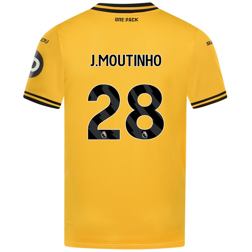 Criança Camisola Joao Moutinho #28 Amarelo Principal 2024/25 Camisa