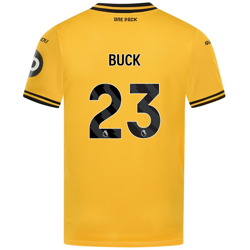 Criança Camisola Alex Buck #23 Amarelo Principal 2024/25 Camisa