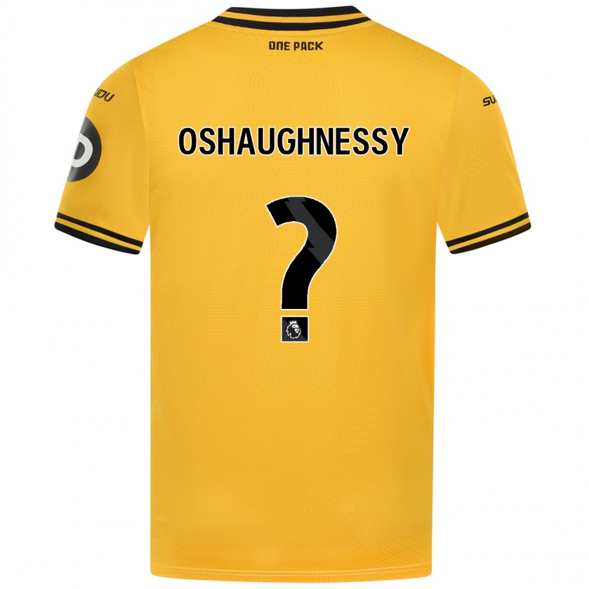 Criança Camisola Joe Oshaughnessy #0 Amarelo Principal 2024/25 Camisa