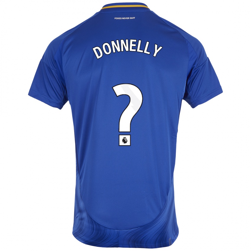 Criança Camisola Ryan Donnelly #0 Azul Branco Principal 2024/25 Camisa